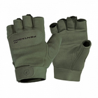 Рукавиці тактичні безпалі Pentagon Duty Mechanic 1/2 Gloves Olive Green S - зображення 1