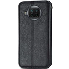 Чехол-книжка GETMAN Cubic PU для Xiaomi Mi 10T Lite / Redmi Note 9 Pro 5G Кожаный Черный