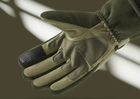 Зимові тактичні рукавиці, олива, теплі на флісі D3-PMR-PRCT-L - зображення 5