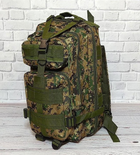 Тактический походный рюкзак на 25 л D3-GGL-107 Темный пиксель - изображение 3