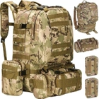 Тактический походный рюкзак на 56 л Solve D3-GGL-405 Мультикам - изображение 2