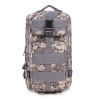 Тактический походный рюкзак на 25 л D3-GGL-106 Серый пиксель - изображение 6