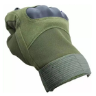 Універсальні повнопалі рукавички із захистом кісточок олива 8001-XL - зображення 4