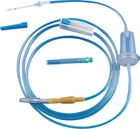 Пристрій для вливання інфузійних розчинів Гемопласт стерильний ВКР з металевою голкою до ємності Луєр-Лок 90 шт (23964) - зображення 1