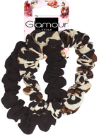Zestaw gumek do włosów Glamour 2 szt (5902704176188) - obraz 1
