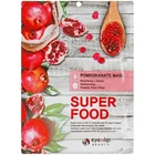 Тканевая маска для лица "Гранат" Eyenlip Super Food Pomegranate Mask 23 мл (8809555251422)