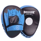 Лапа Вигнута шкіряна (2шт) BOXER Pro (р-р 19х23х4см, Чорний-синій) (2010-01_Чорний-синій)