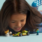 Zestaw klocków Lego City Zielony samochód wyścigowy 56 części (60399) - obraz 6