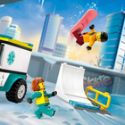 Zestaw klocków Lego City Karetka i snowboardzista 79 części (60403) - obraz 10