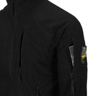Куртка тактична Helikon-Tex Флісова на замку XXL Чорна ALPHA TACTICAL JACKET - GRID FLEECE XXL BLACK (BL-ALT-FG-01-B07-XXL) - зображення 4