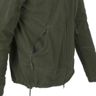 Куртка тактична Helikon-Tex Флісова на замку XL Олива ALPHA TACTICAL JACKET - GRID FLEECE XL Olive Green (BL-ALT-FG-02-B06-XL) - зображення 6