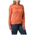 Жіноча футболка на довгий рукав Women's 5.11® Hooded Long Sleeve Tee 69278 X-Small, Чорний - зображення 5