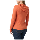 Жіноча футболка на довгий рукав Women's 5.11® Hooded Long Sleeve Tee 69278 Small, Чорний - зображення 6