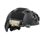 Фонарь MPLS на каску шлем, Velcro панель Sidewinder 5 видов LED + IFF-маячок, TAN (151740) - изображение 8
