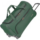 Сумка дорожная на колесах текстильная зеленая Travelite Basics Fresh TL096277-86