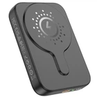 Павербанк з бездротовою зарядкою Qi 15W Hoco J117 Esteem Magnetic Wireless Fast Charge 2в1 5000 mAh 20W Black