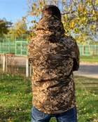Куртка тактическая Soft Shell водонепроницаемая ММ-14 Пиксель 58 - изображение 4
