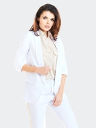 Піджак подовжений жіночий Awama A267 106715 XL White (5902360536418) - зображення 1