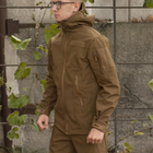 Куртка на флісі M розмір Soft Shell Caiman Койот - зображення 3
