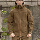 Куртка на флісі 2XL розмір Soft Shell Caiman Койот - зображення 2
