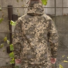 Куртка на флісі розмір S Soft Shell Tactic Pixel Софтшелл піксель водонепроникна - зображення 5