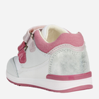 Дитячі кросівки для дівчинки Geox B840LA-08510-C0563 24 Білий/Рожевий (8058279803961) - зображення 4