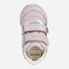 Buty sportowe dziecięce dla dziewczynki na rzepy Geox B020AA-05410-C8004 21 Różowe (8054730396010) - obraz 4