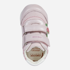 Buty sportowe dziecięce dla dziewczynki na rzepy Geox B020AA-05410-C8004 22 Różowe (8054730396027) - obraz 4