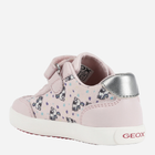 Buty sportowe dziecięce dla dziewczynki na rzepy Geox B021MA-0AWBC-C8010 22 Różowe (8050036460400) - obraz 3