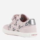 Buty sportowe dziecięce dla dziewczynki na rzepy Geox B021MA-0AWBC-C8010 23 Różowe (8050036460417) - obraz 3