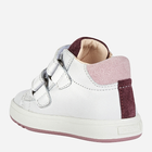 Дитячі шкіряні кросівки для дівчинки Geox B044CC-08522-C1033 21 Білі (8054730736502) - зображення 3