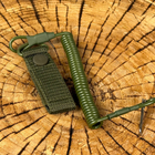 Ремешок шнур тренчик страховочный для пистолета олива с системой MOLLE - зображення 2