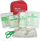 Комплект первой помощи тактический Mil-Tec First Aid Pack Mini - красный (16025810) - изображение 5