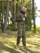 Костюм чоловічий демісезонний Undolini Гірка Олива Ріп-стоп 52 р UND штани куртка з капюшоном водонепроникний і вітронепродувний повсякденний - зображення 5