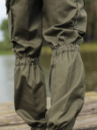 Костюм чоловічий демісезонний Undolini Гірка Олива ХБ 48 р UND штани куртка на замку з капюшоном із водонепроникного і вітронепродувного матеріалу - зображення 3