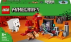Zestaw klocków Lego Minecraft Zasadzka w portalu do Netheru 352 części (21255)