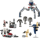 Zestaw klocków Lego Star Wars Zestaw bitewny z żołnierzem armii klonów i droidem bojowym (75372) - obraz 4
