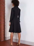 Плаття-сорочка міді жіноче Lanti Suk151 36 Чорне (5904252709542) - зображення 2