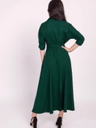 Плаття на запах міді жіноче Lanti Suk172 38 Зелене (5904252711859) - зображення 2