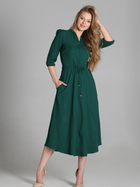 Плаття максі жіноче Lanti SUK205 40 Зелене (5904252721469) - зображення 3