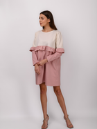 Sukienka mini damska MODAGI A4 S/M Różowa (5904996500153) - obraz 3