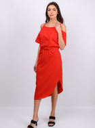 Sukienka midi damska MODAGI A15 L/XL Czerwona (5904996500511) - obraz 3