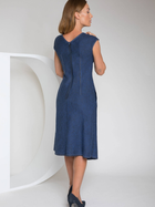 Плаття міді жіноче Deni Cler Milano W-Dc-3275-0M-G7-56-1 40 Синє (3300000736013) - зображення 2