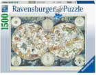 Пазл Ravensburger Карта з фантастичними тваринами 1500 елементів (4005556160037) - зображення 1