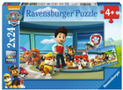 Zestaw puzzle Ravensburger Ekipa Psi Patrol 2 x 24 elementy (4005556090853) - obraz 1