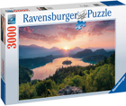 Puzzle Ravensburger Jezioro Bled Slowenia 3000 elementów (4005556174454) - obraz 1