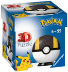 3D Пазл Ravensburger Pokemon Ultra Ball 54 елементи (4005556112661) - зображення 1