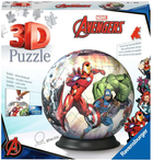 3D Puzzle Ravensburger Kula Marvel Avengers 72 elementy (4005556114962) - obraz 1