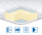 Матрас ортопедический EUROSLEEP LATEX X3 трикотаж 80x200 см