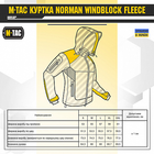 Куртка M-TAC Norman Windblock Flece Black Size L - изображение 5